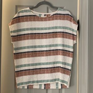 Billy Reid Striped Cotton Top XS